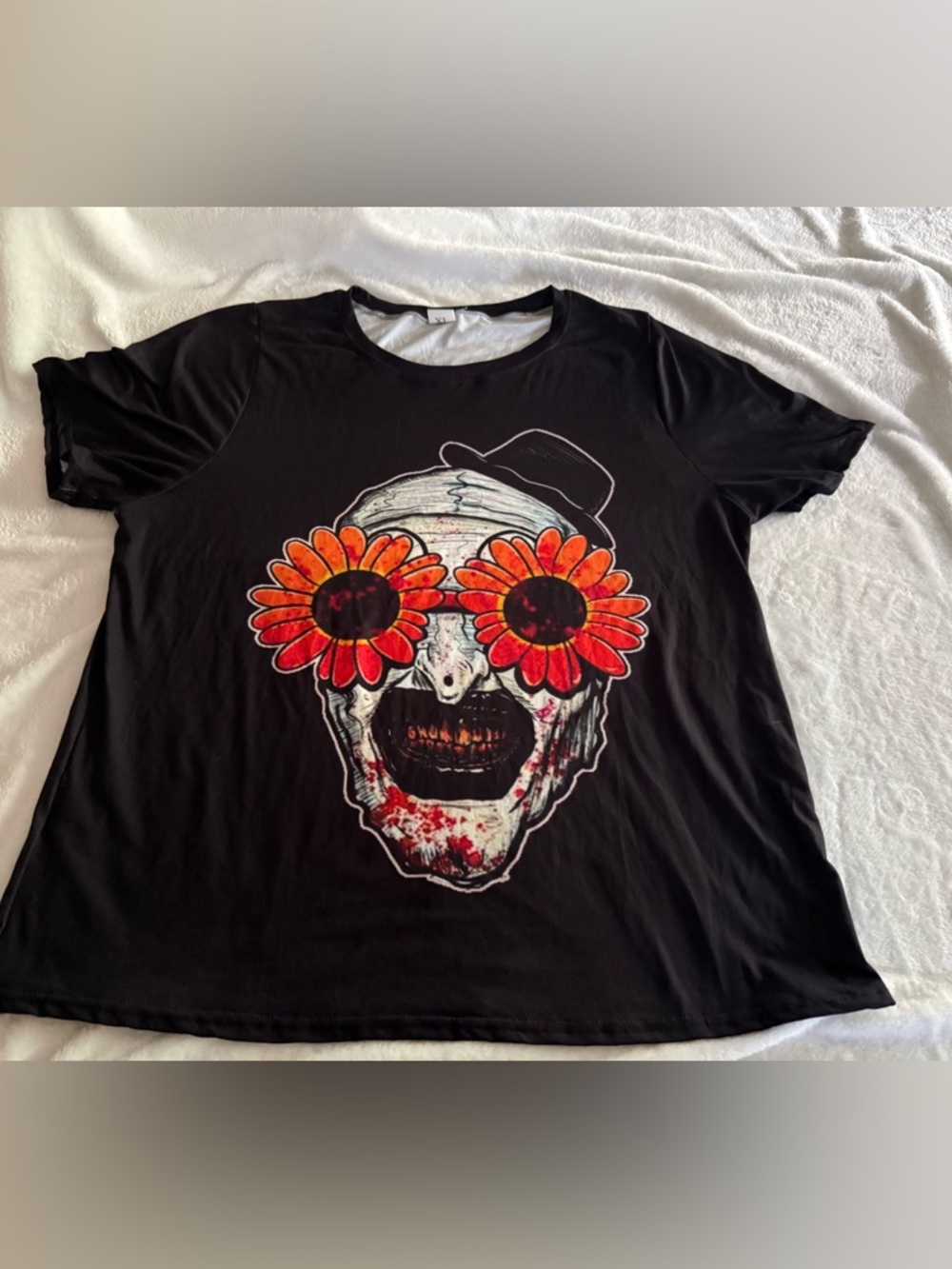 Art The Clown Terrifier Sunglasses Boutique Shirt XL runs big see Measurements